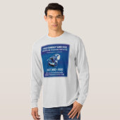 Druck (Power) Wäsche- und Reinigungsvorlage T-Shirt (Vorne ganz)