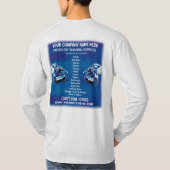 Druck (Power) Wäsche- und Reinigungsvorlage T-Shirt (Rückseite)