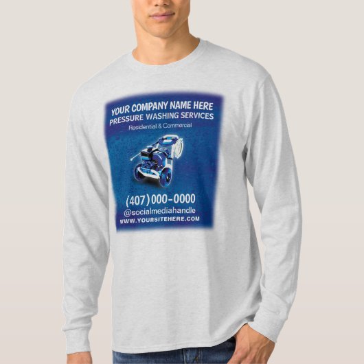 Druck (Power) Wäsche- und Reinigungsvorlage T-Shirt (Vorderseite)