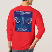 Druck (Power) Wäsche- und Reinigungsvorlage T-Shirt (Rückseite)