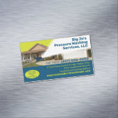 Druck/Power-Waschkarte Magnetische Visitenkarte (Beispiel)