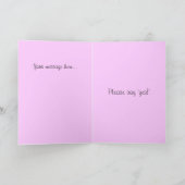 DRUCK - Rosa Einladung (Innenseite)