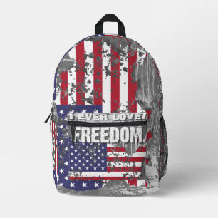 Druck-Schneid-Näh-Tasche – Freedom Job Bedruckter Rucksack