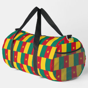 Druck-Schneid-Näh-Tasche mit kamerunischer Flagge Duffle Bag