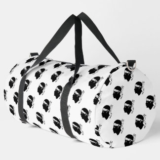 Druck-Schneid-Näh-Tasche mit korsischer Flagge Duffle Bag