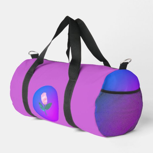 Druck schneiden Nähbeutel DUFFEL BLUME DESIGN Duffle Bag (Rechte Ecke)