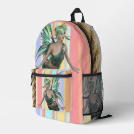 Druck Schneiden Nähtasche Blumenmatte Bedruckter Rucksack