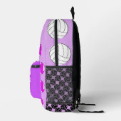 Druck Schneiden Nähtasche, PACKBACK ROSE FUCHSIA Bedruckter Rucksack (Rechts)