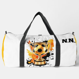 Druck-Schneiderei-Tasche - Große personalisierte F Duffle Bag
