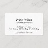 Druck-Service-Visitenkarte Visitenkarte (Rückseite)