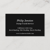 Druck-Service-Visitenkarte Visitenkarte (Rückseite)