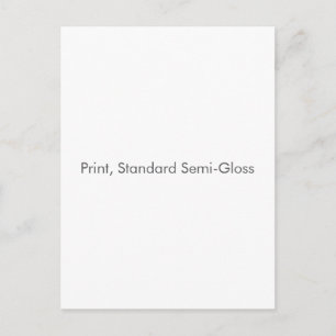 Druck, Standard-Halbmatt Postkarte