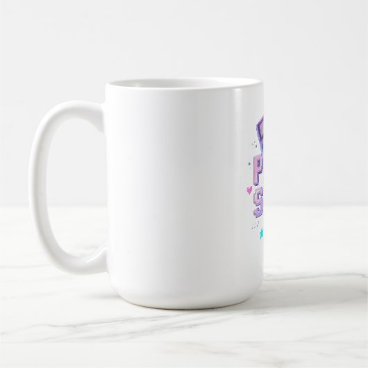 Drück Start Y2K Retro-Gaming-Arcade Chrome 90er Sp Kaffeetasse (Links)