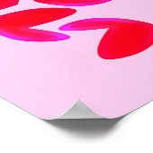 Druck, Value Poster Paper (Halbglanz) mit Herzen (Ecke)