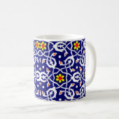 Druck von Blume und Knoten Kaffeetasse (VorderseiteRechts)