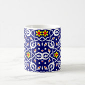 Druck von Blume und Knoten Kaffeetasse (Mittel)