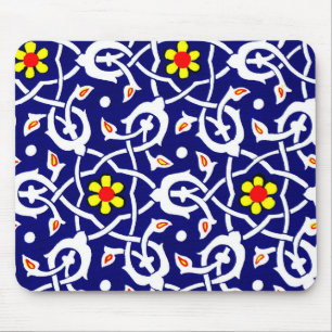 Druck von Blume und Knoten Mousepad