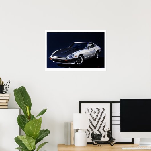 Druck von Datsun 280ZX Poster (Heimbüro)