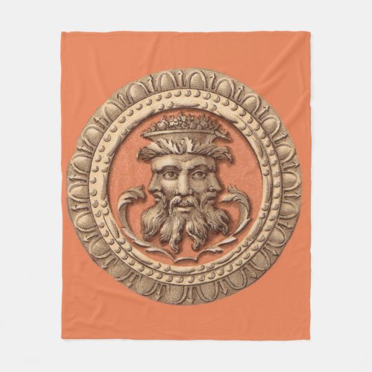 Druck von drei Gesichtern Fleecedecke (Vorderseite)