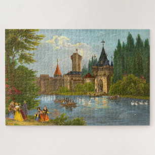 Druck von Franzensburg aus den 1850er Jahren Puzzle