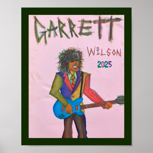 Druck von Garrett Wilson 2025 Poster (Vorne)