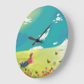 DRUCK VON WALEN WÄHLEN DER Acrylmauer Große Wanduhr (Winkel)