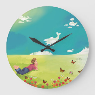DRUCK VON WALEN WÄHLEN DER Acrylmauer Große Wanduhr