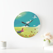 DRUCK VON WALEN WÄHLEN DER Acrylmauer Große Wanduhr (Zuhause)