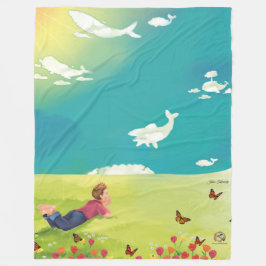 DRUCK VON WALEN WÄHLEN VÖLKERN FLEECEDECKE