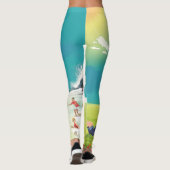 DRUCK VON WALEN WÄHREND DER Leggings (Rückseite)