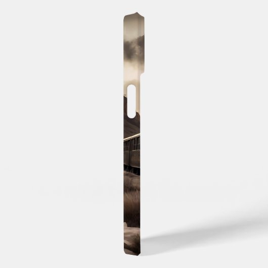 Drück voraus in neue Horizonte. Case-Mate iPhone Hülle (Rückseite / Rechts)