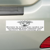 Druck - wachen Sie das Schreien auf Autoaufkleber (Auf Auto)