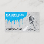 Druck Waschen 3D-Power Waschhaus Reinigung Visitenkarte (Vorderseite)