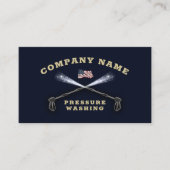 Druck Waschen Patriotischer Power waschen Visitenkarte (Vorderseite)