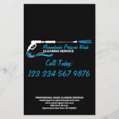 Druck Waschen Power Beruflich sauber waschen Flyer (Hinten)