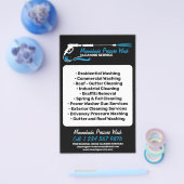 Druck Waschen Power Beruflich sauber waschen Flyer (Einzeln)