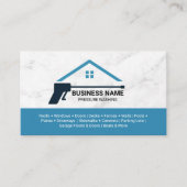 Druck Waschen Power Marmorabwasch Textur Visitenkarte (Vorderseite)