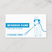 Druck Waschen Power Minimalistisch reinigen wasche Visitenkarte (Vorderseite)