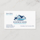 Druck Waschen Power Waschen Reinigung Beruflich Visitenkarte (Vorderseite)