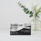 Druck Waschen Power Wash Reinigung Imitate Metall Visitenkarte (Stehend Vorderseite)