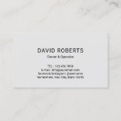 Druck Waschen von Power-Wash-Logo-Reinigung Visitenkarte (Rückseite)