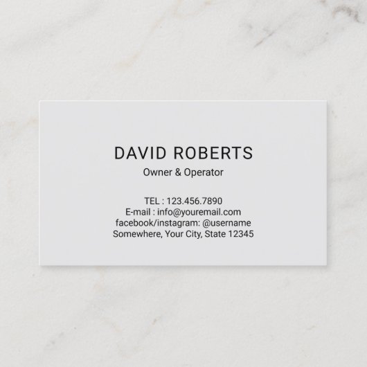 Druck Waschen von Power-Wash-Logo-Reinigung Visitenkarte (Rückseite)