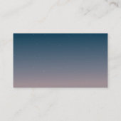 Druck Waschgesellschaft Blue Ombre Blasen Visitenkarte (Rückseite)