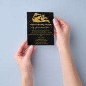 Druck Waschhaus Reinigung Power Flyer waschen (Gruppe)