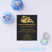 Druck Waschhaus Reinigung Power Flyer waschen (Einzeln)