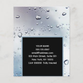 Druck Waschhaus Reinigung Power Flyer waschen (Hinten)