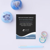 Druck Waschhaus Reinigung Power Flyer waschen (Einzeln)