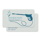 Druck Waschmaschine Power Haus Wash Visitenkarte