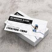 Druck Waschmaschine Power Marmorreinigung Washer Visitenkarte