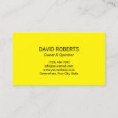 Druck Waschmini Power Waschhaus Reinigung Visitenkarte (Rückseite)